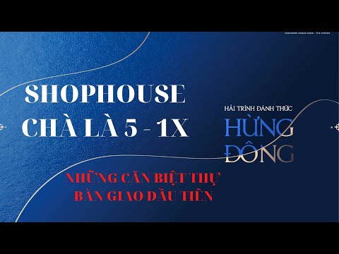 Video Shophouse Chà Là 5-1X Vinhomes Ocean Park sẵn sàng bàn... - YouTube
