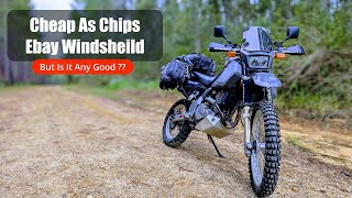 DR650 $89 Windshield & Install