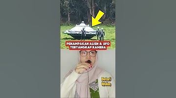 PENAMPAKAN UFO ALIEN TERTANGKAP KAMERA #shorts