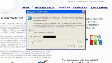 CoffeeCup VSD Linking and Preventing Tiling