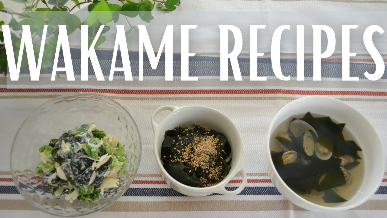 3 Wakame Recipes | Healthy Options for your daily meal | Kitchen Princess Bamboo