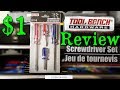 Dollar Store Tool Bench Hardware Screwdriver Set Review Dollar Store Tool Bench Hardware Screwdriver Set Review