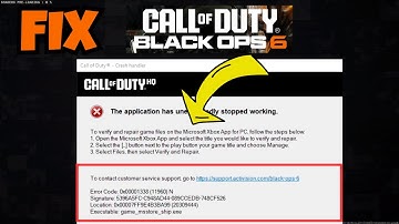 BO6 crash-foutcode 0x00001338 Fix game_msstore_ship.exe