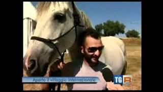 Tutto pronto per il Marche Endurance, arrivati cavalli e cavalieri.wmv