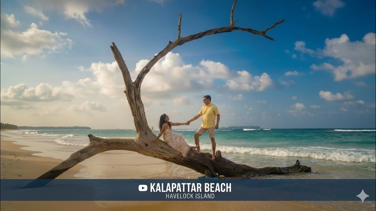 Family time at kalapatthar beach in Havelock island # Andamantourism