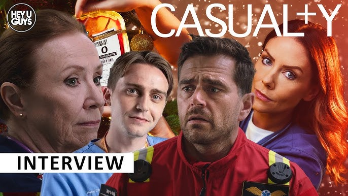 Barney Walsh, Michael Stevenson & Melanie Hill on the drama of the 2024 Casualty  Christmas Special - YouTube