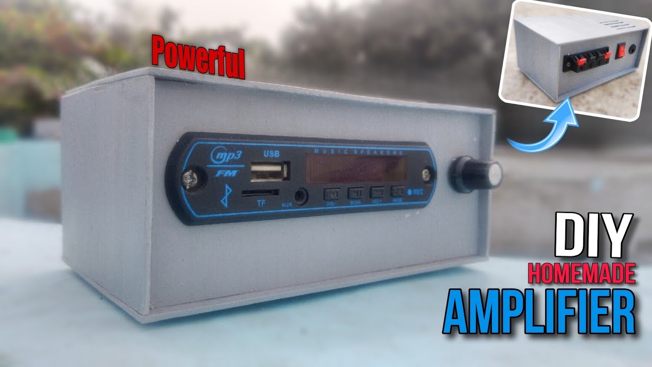 How to make a Powerful audio amplifier at home | using old setup box ...