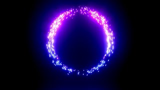 Neon Energy Loop – Futuristic Glowing Circle Animation | Motion Graphics Background | Free to use