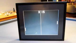 Pong Clock assembled