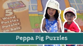 Peppa Pig Wood Puzzles! #toys #puzzle #peppapig screenshot 4