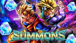 A MELHOR SUMMON DO ANO! SUMMONS GOHAN/TRUNKS LEGEND | Dragon Ball Legends