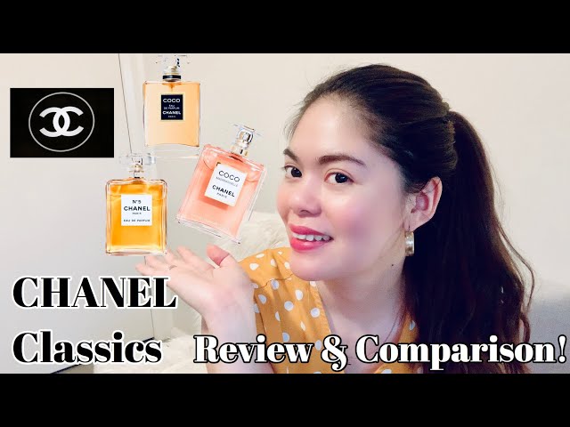 Chanel No.5, Coco, & Mademoiselle review & comparison!  #chanelperfumescomparison 