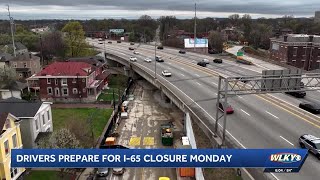 Drivers prepare to adjust commutes during I-65 closure in Louisville