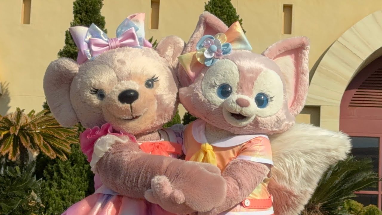 4K リーナ・ベルとシェリーメイ 仲良しグリーティング 東京ディズニー