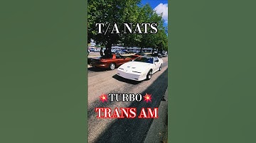 🦅 1989 Turbo Trans Am Buick Grand National V6 Power💥Trans Am Nationals 2025 #pontiac #firebird #v6