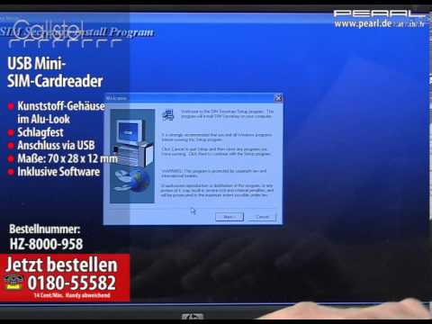 USB Mini-SIM-Cardreader 
