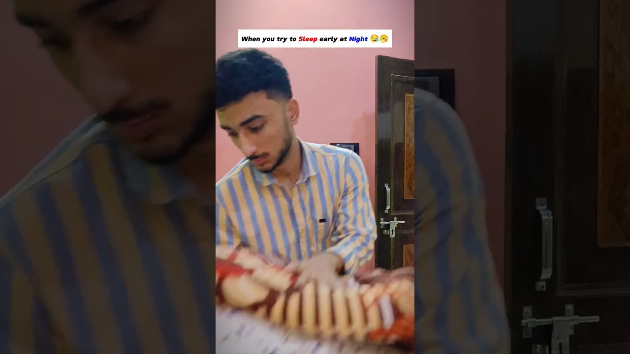 When you try to sleep early at Night 😴😭 