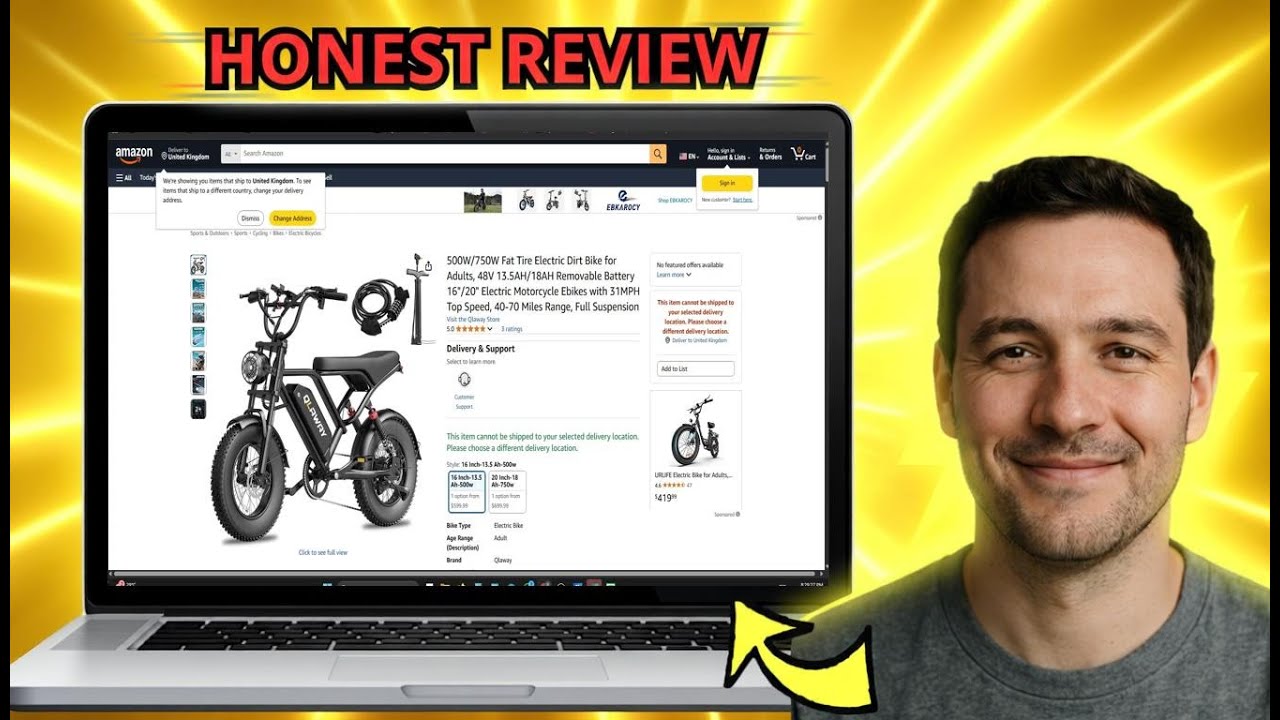 Qlaway Electric Bike Review (2025) – Zero Reviews Red Flag Exposed!