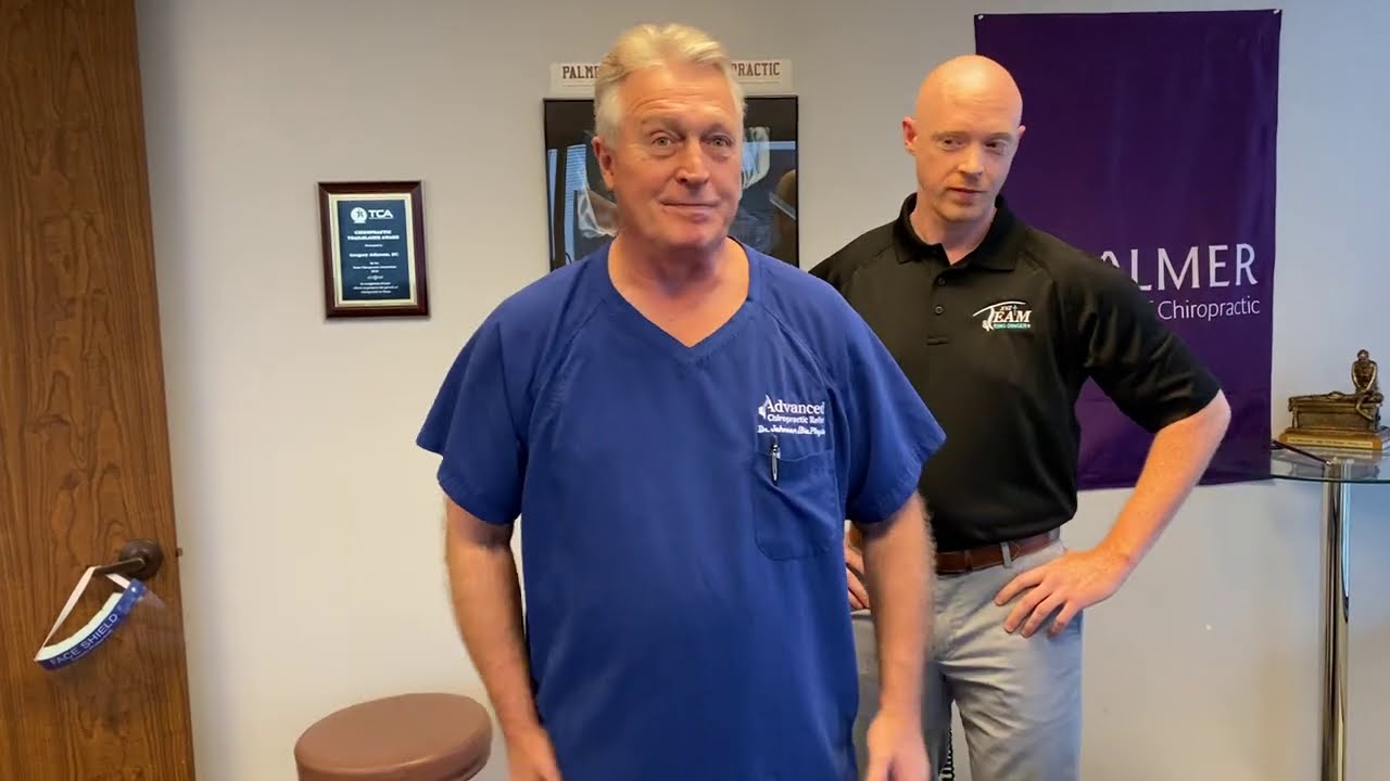 Houston Chiropractor Dr Gregory Johnson Gets Adjusted By Oregon DC Dr
