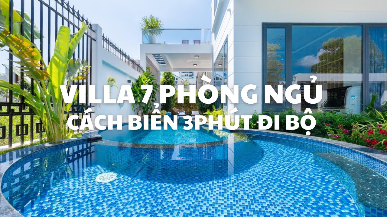 [#01 CHO THUÊ VILLA VŨNG TÀU]Cách Bãi Biển TP.Vũng Tàu 150 mét|7PN-Sức chứa 15 Người