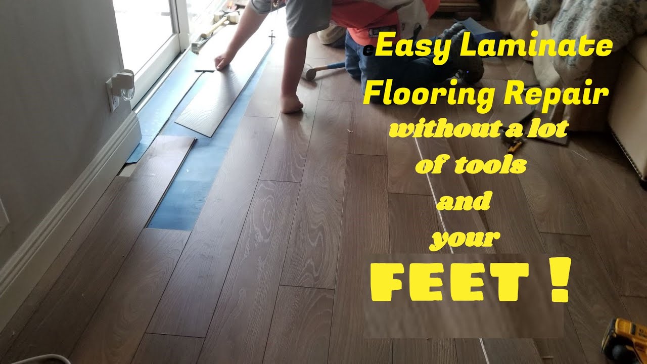 Laminate Flooring Repair How To Repair Water Damaged Laminate