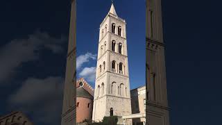 Roman Forum and saint Donat church in Zadar, Croatia