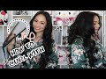 How to CURL hair with FLATE IRON for long hair! MaiMoments