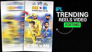 IPL Match Viral Reels Video Editing | Cricket Video Editing Tutorial screenshot 3