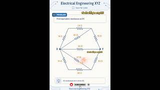 Equivalent Resistance Puzzle #274 | Can You Solve This XY Network Challenge? ⚡