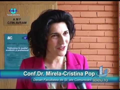 TeleU: Seminar stiintific „Traducere in mediul academic si profesional” - editia a V-a