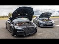 1900BHP NISSAN GTR VS ARTHUR'S 1200HP TTRS!!