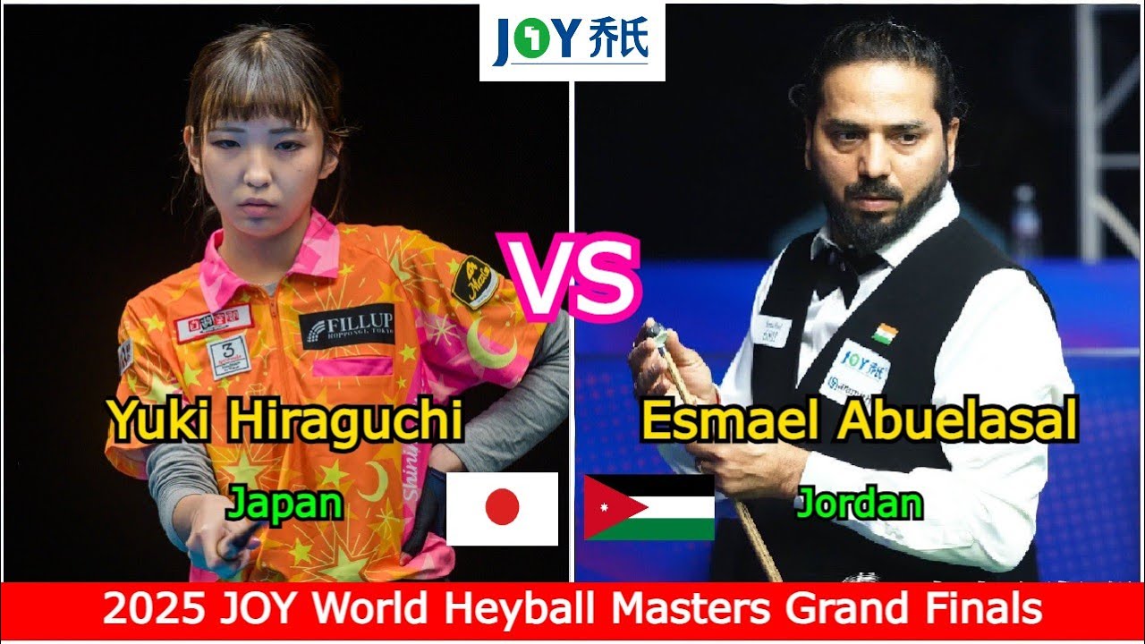 Yuki Hiraguchi 🆚 Esmael Abuelasal  | 2025 JOY World Heyball Masters Grand Finals - Race to 7