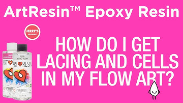 How to get lacing and cells in ArtResin™ Epoxy Resin