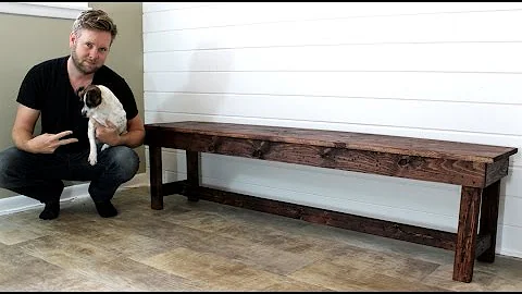 The $20 Farmhouse Bench - Easy DIY Project