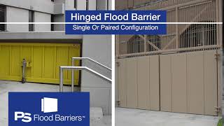 Hinged Flood Barrier – Single Or Paired