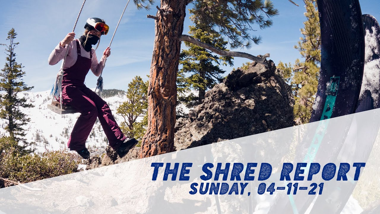 The Shred Report - April 11 | Spring is in Full "Swing" - Alpine Meadows, California