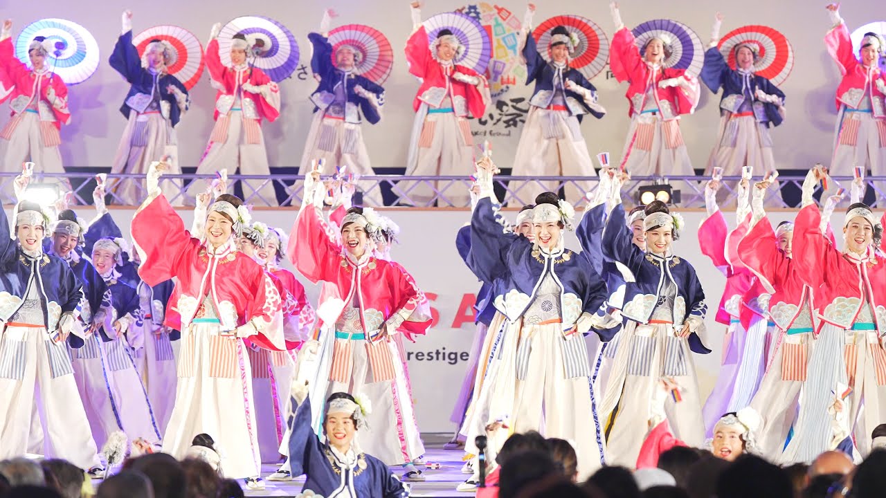 [4K] ほにや　高知よさこい祭り 2024 前夜祭 (中央)