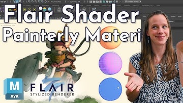 Painterly Materials in Flair for Maya - Stylized Rendering Tutorial