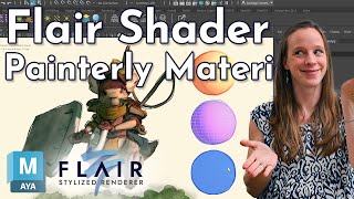 Painterly Materials in Flair for Maya - Stylized Rendering Tutorial