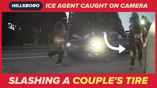 Video shows ICE agent slashing tire of Hillsboro couple’s car