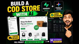 Build a Cash on Delivery E-commerce Store with Supabase + Google AI Studio (Full Tutorial) screenshot 1