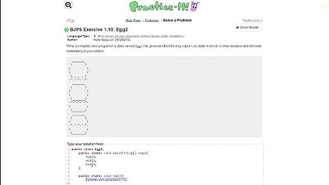 Java Practice-it Introduction to Java Programming | Exercise 1.10 Egg2
