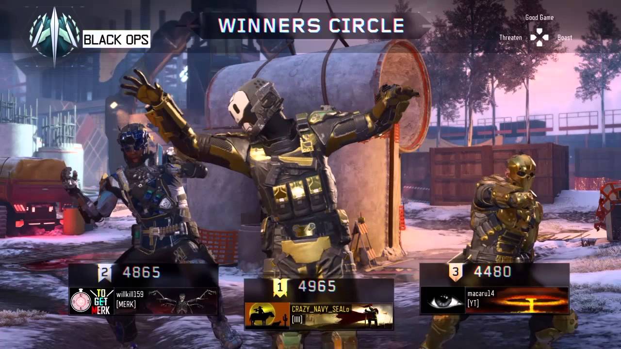 BO3 BEST WINNING CIRCLE" '''WIP/NAE NAE, DAB'''