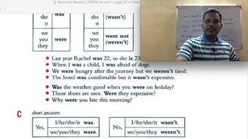 ESSENTIAL ENG GRAMMAR,UNIT 10,Was/Were