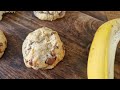 Cookies chocolat banane sans oeuf pas trop sucré facile et rapide à préparer