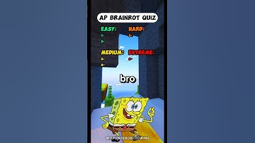 AP Brainrot Exam pt2: How many did you get this time? 😁 #brainrot #spongebob #brainteasers