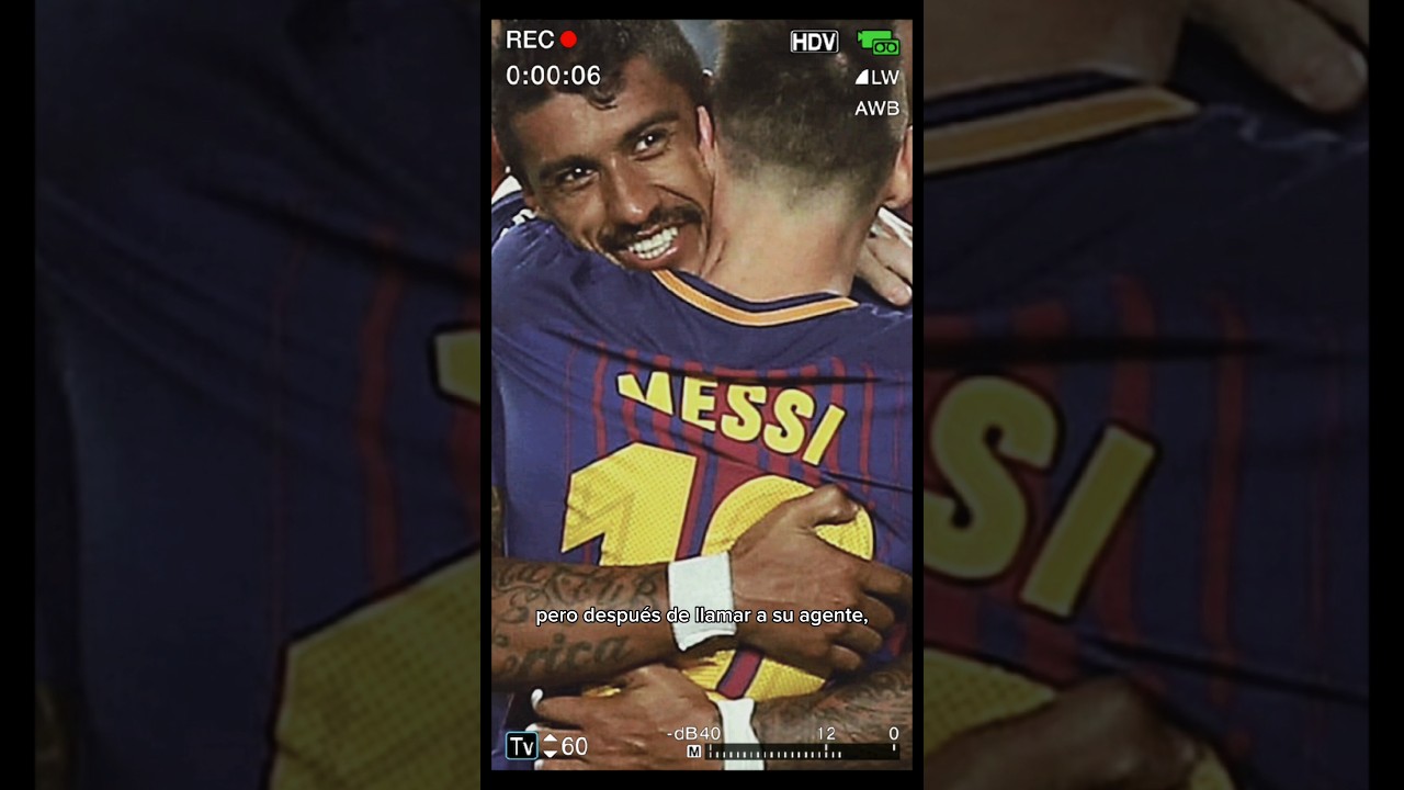Tremenda anécdota de Paulinho con Messi. 