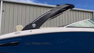 2019 Regal 2800 WalkAround Demo!  Newport Blue w/Black Hull Bottom