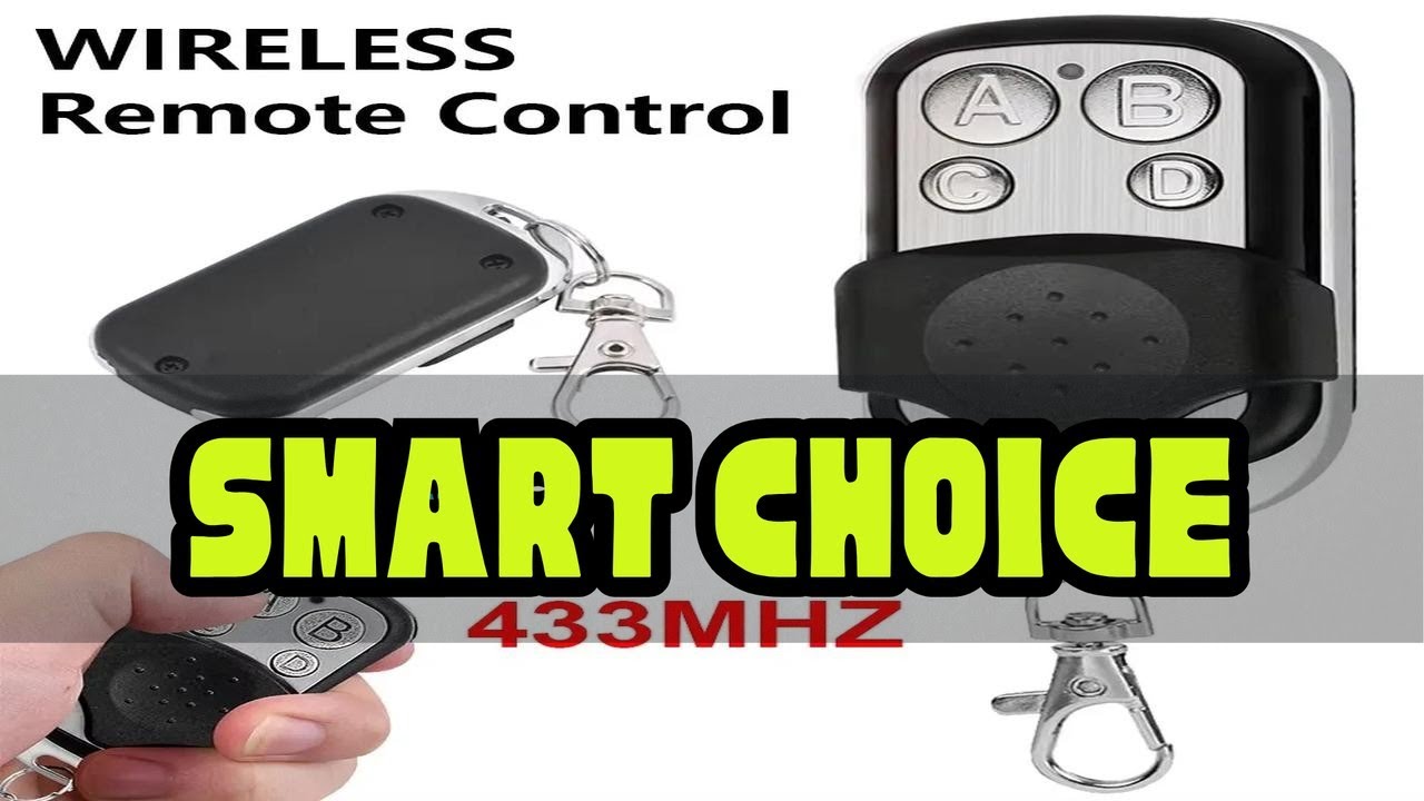 433MHZ Remote Control 4 Button Remote Controller Duplicator Universal Garage Door Opener Clone Roll