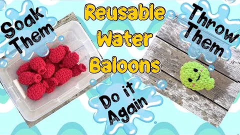 Quick and Easy No-Sew Crochet Water Balloon Tutorial